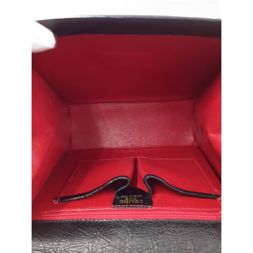 Celine Ostrich Leather Shoulder Bag Handbag - Picture 3 of 9